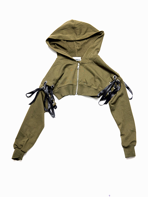 ショートフーディー・キャミセット