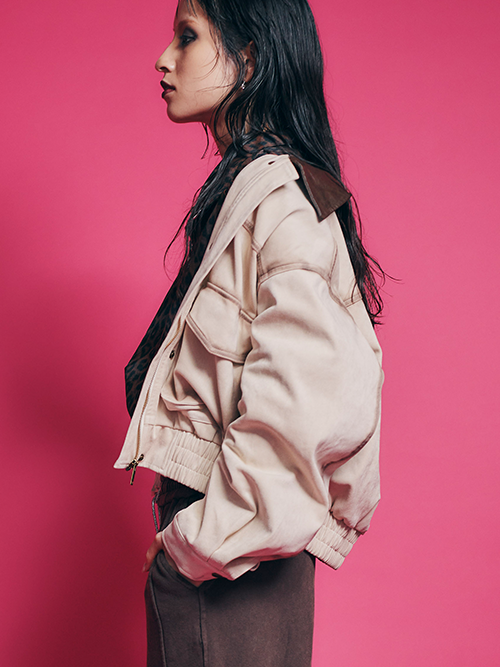 スプレープリントジャケット