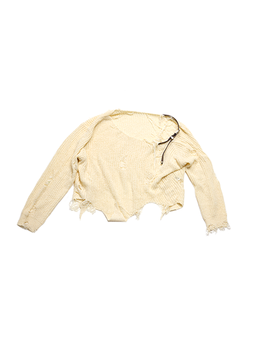 ベルトショルダーニット