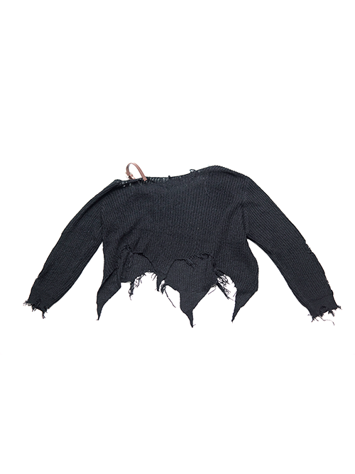 ベルトショルダーニット