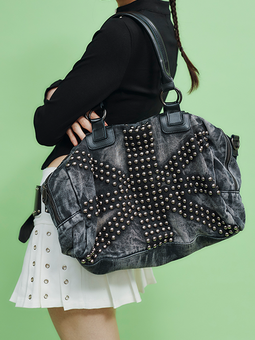 アシッドスタッズデニムBAG